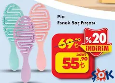PİA ESNEK SAÇ FIRÇASI indirimli fiyat PİA ESNEK SAÇ FIRÇASI fiyat ve kampanya bilgisi